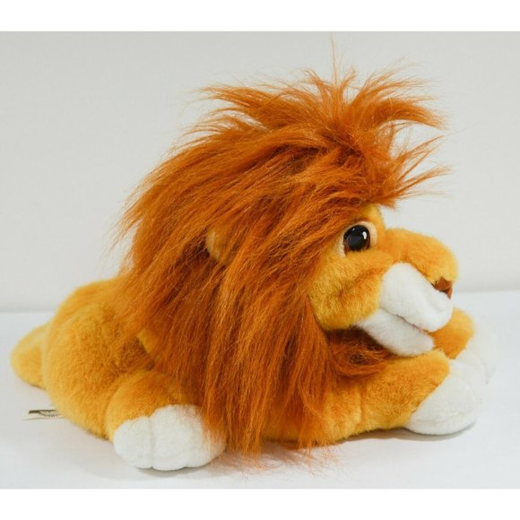 Disney Vintage 1993 The Lion King Simba NO SOUND 12" Plush Puppet Stuffed Animal - Picture 5 of 8